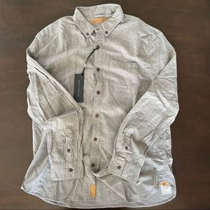Men’s Grey Nifty Genius Flannel Button Down